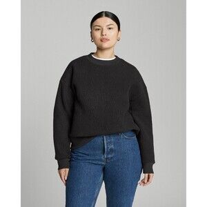 EVERLANE  The ReNew Fleece Oversized Sweatshirt LongSleeve New Size M Medium
